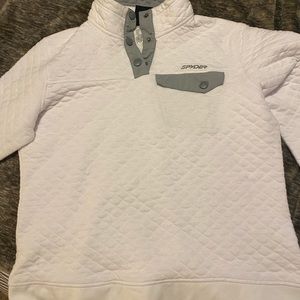 Spyder quilted snap pullover